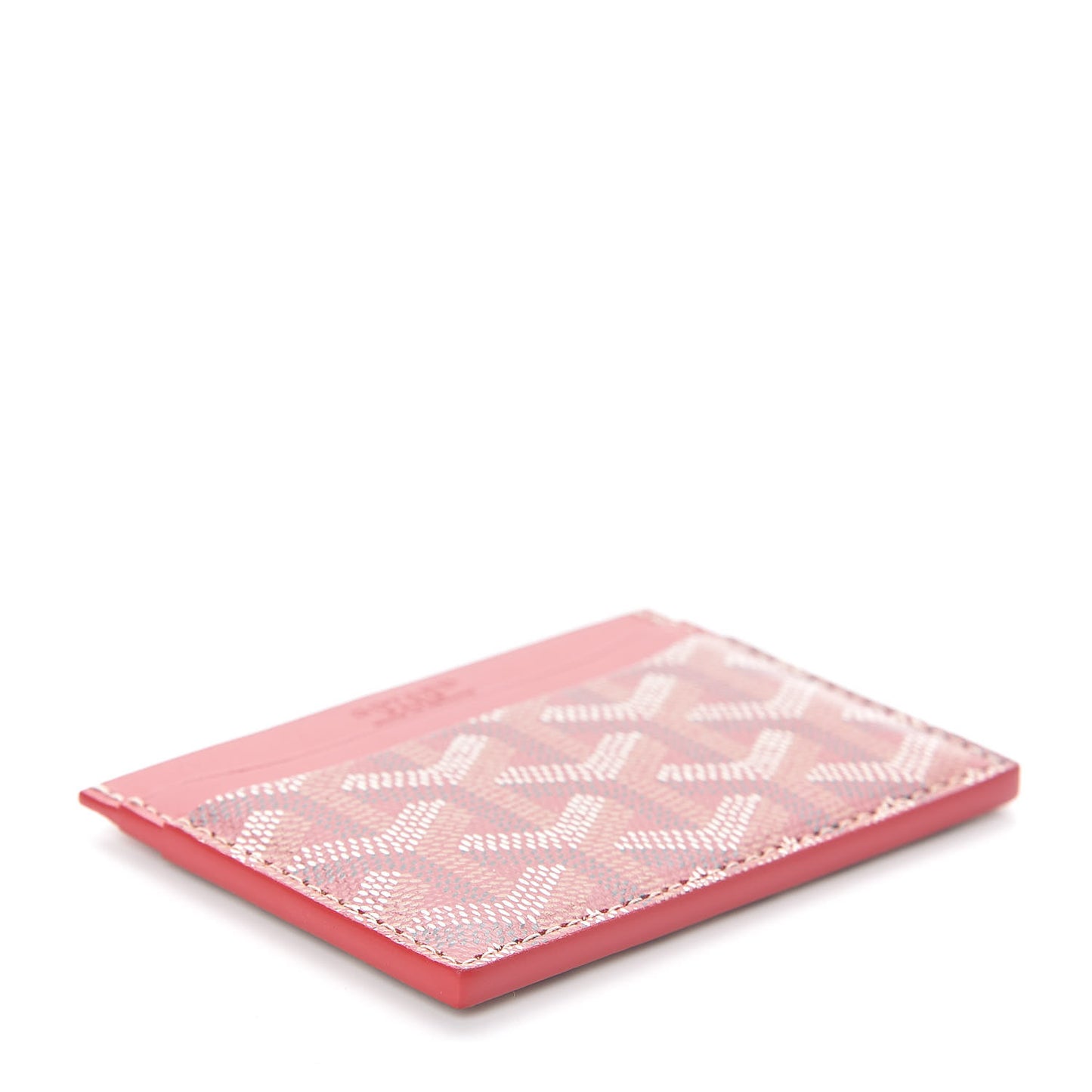 Goyardine Saint Sulpice Card Holder Red