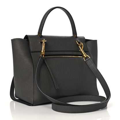 Celine Grained Calfskin Micro Belt Bag Grey 3 of 10