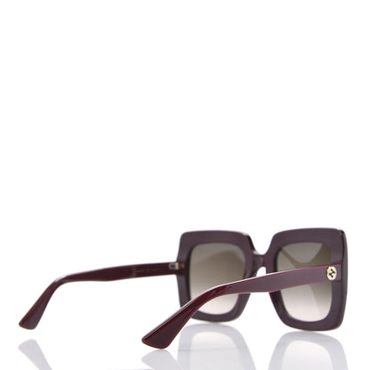 Gucci Acetate Oversize Sunglasses GG0328S Red 4 of 8