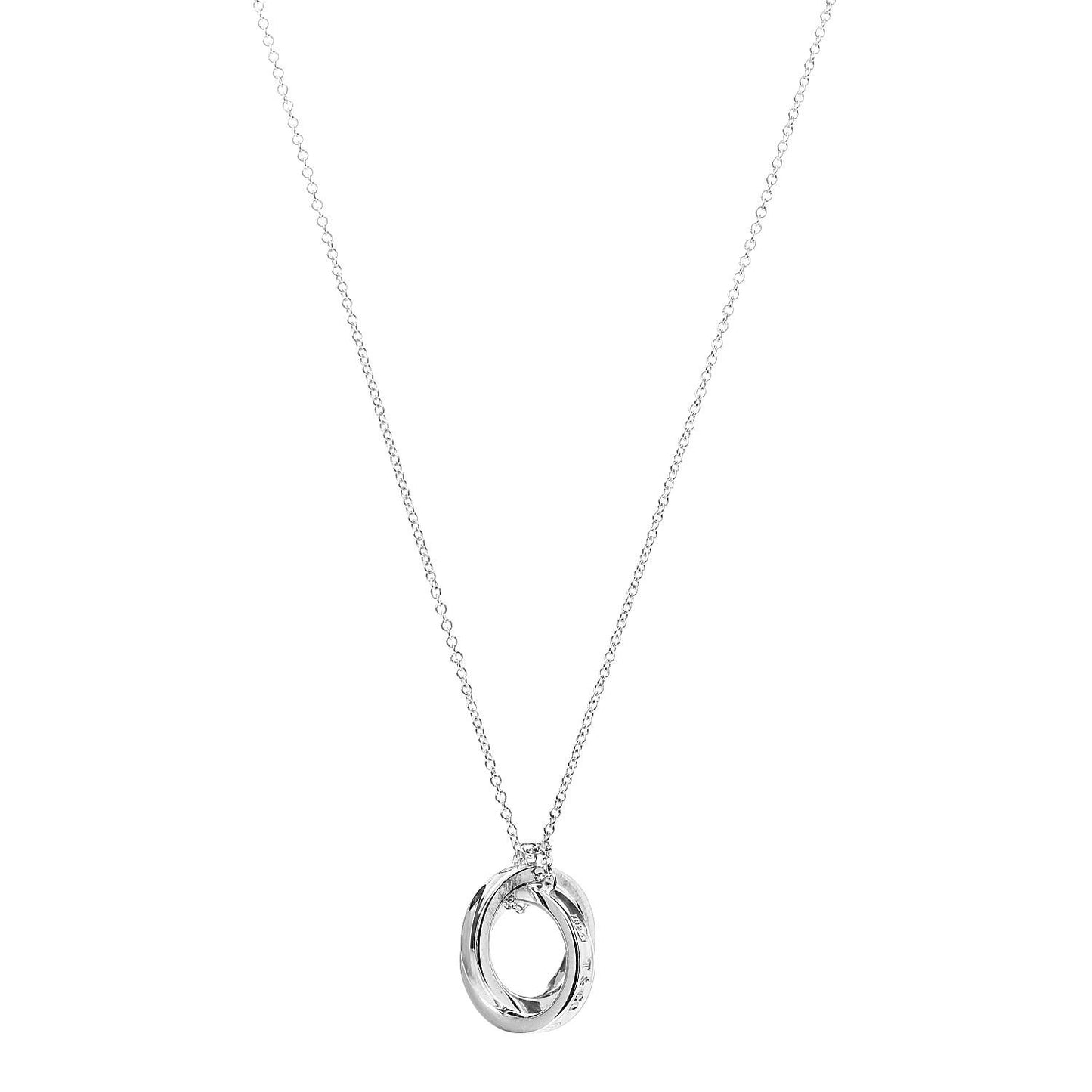 Sterling Silver 1837 Interlocking Circles Pendant Necklace