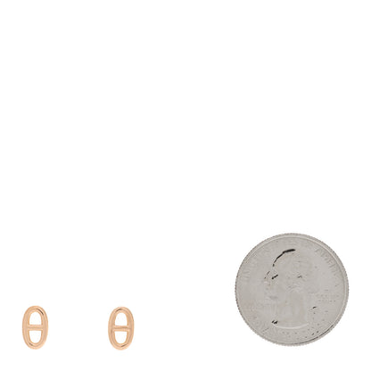 Hermes 18K Rose Gold TPM Farandole Stud Earrings 2 of 4