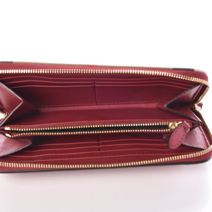 Burberry Calfskin House Check Elmore Zip Around Wallet Russet Red 5 of 8