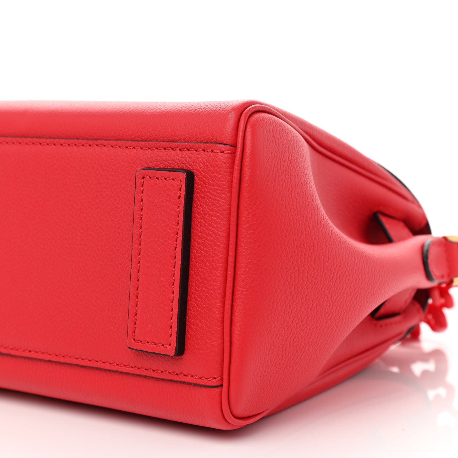 Versace Calfskin Medium La Medusa Top Handle Handbag Red 8 of 8