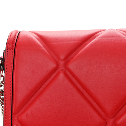 Alexander McQueen Calfskin The Story Quilted Shoulder Bag Red 14 of 15