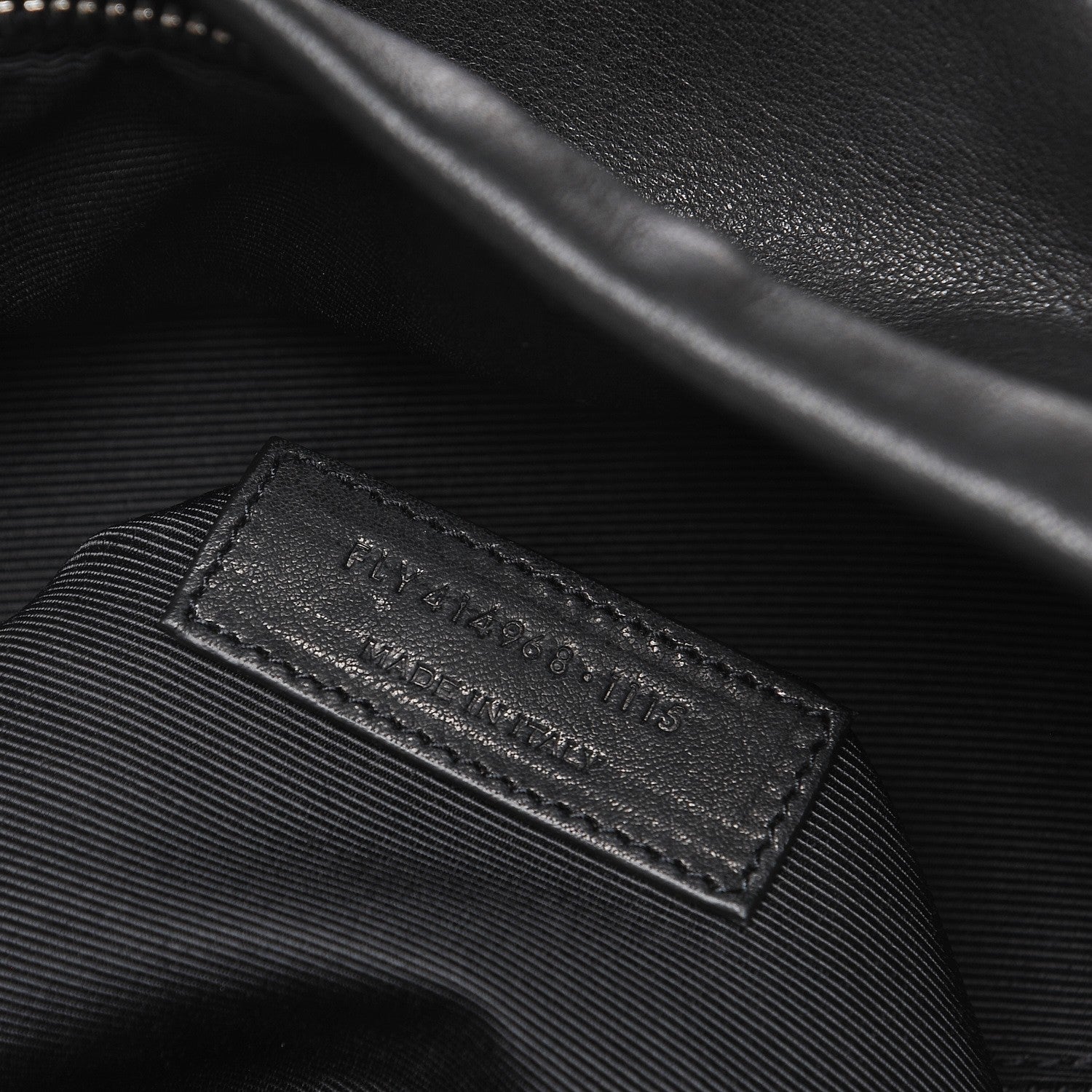 Saint Laurent Lambskin Delave Fringe Backpack Black 8 of 8
