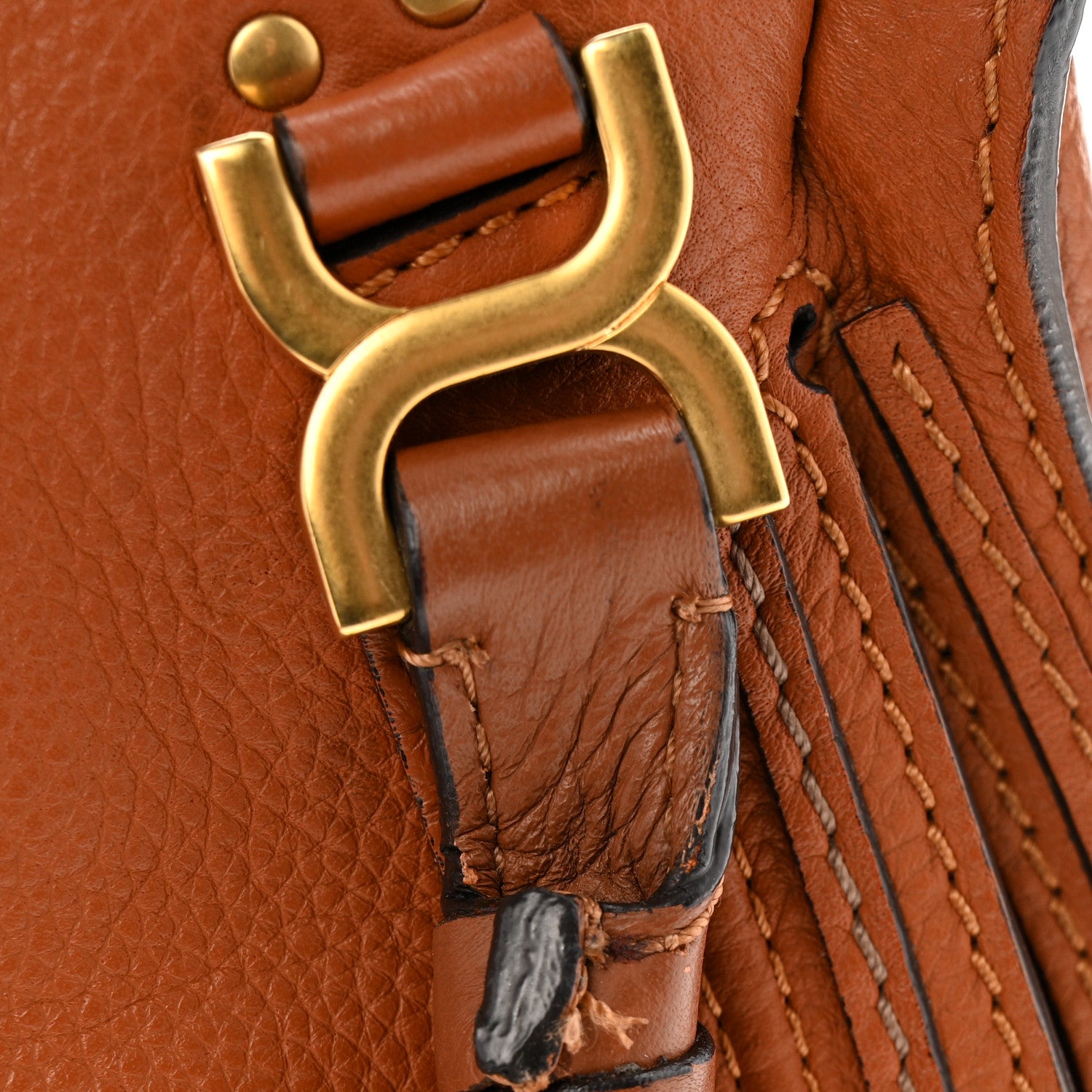 Chloe Calfskin Mini Marcie Satchel Tan 11 of 13