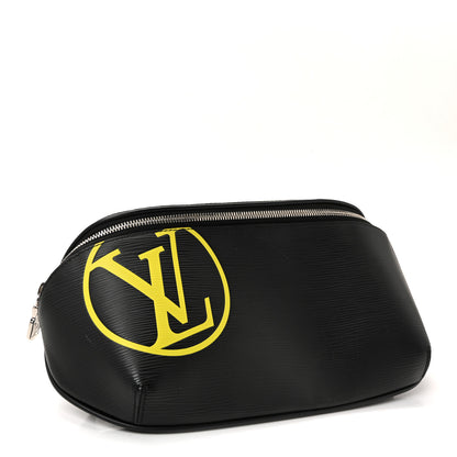 Louis Vuitton Epi Bumbag Black Yellow 4 of 9