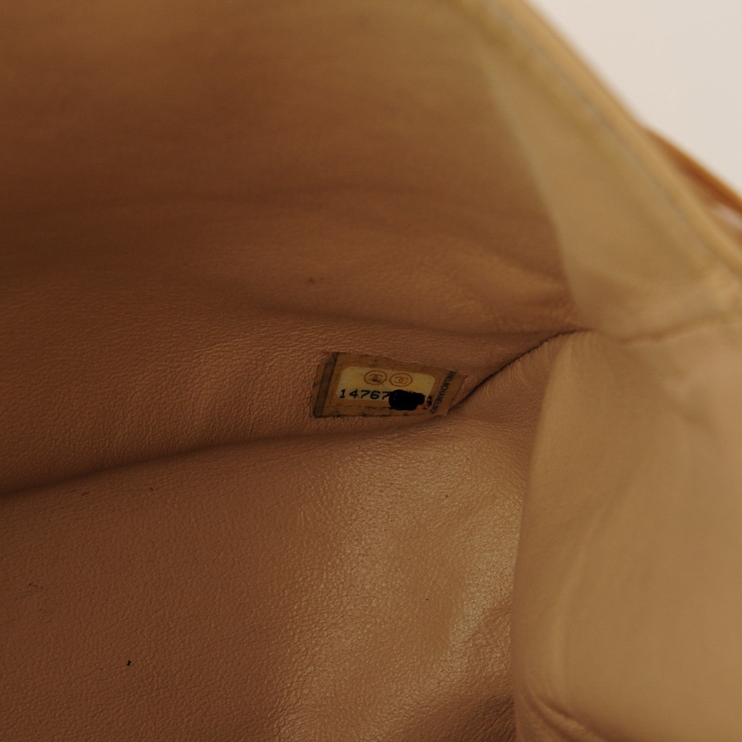 Chanel Lambskin Quilted Jumbo Double Flap Beige 8 of 9