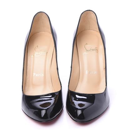 Christian Louboutin Patent Decollete 868 100 Pumps 38.5 Black 2 of 8