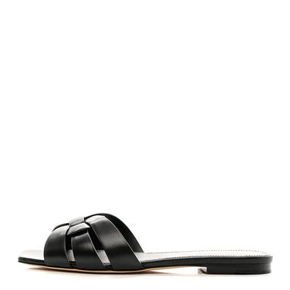 Saint Laurent Calfskin Tribute 05 Slide Sandals 37 1 of 9