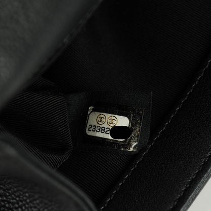 Chanel Calfskin Quilted Medium Boy Flap Black 7 of 7