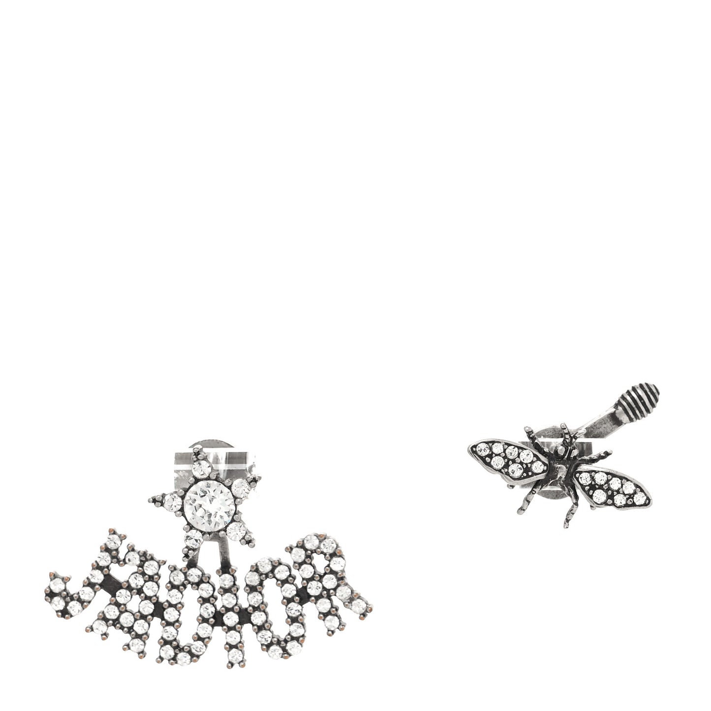 Palladium Crystal J'adior Earrings