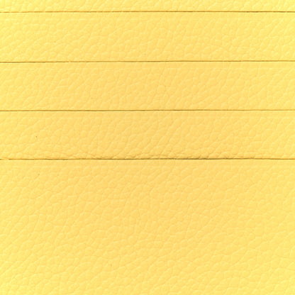 Louis Vuitton Calfskin Felicie Card Holder Insert Yellow 7 of 7