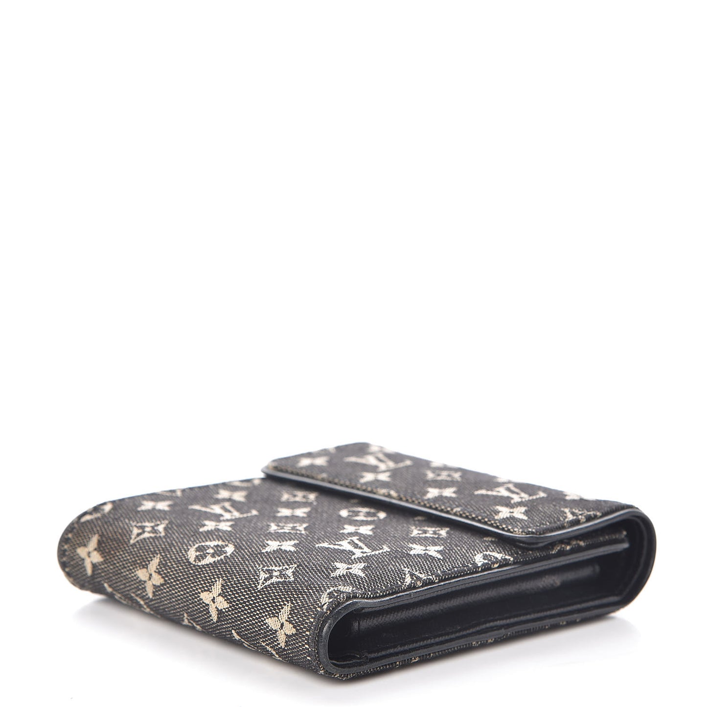 Mini Monogram Compact Wallet Black