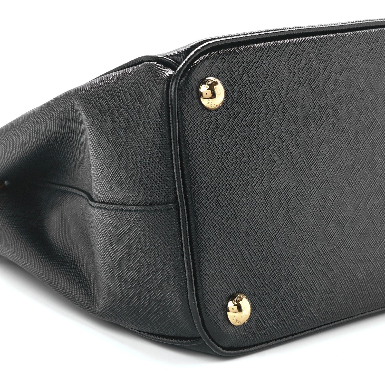 Prada Saffiano Small Galleria Double Zip Tote Black 10 of 12