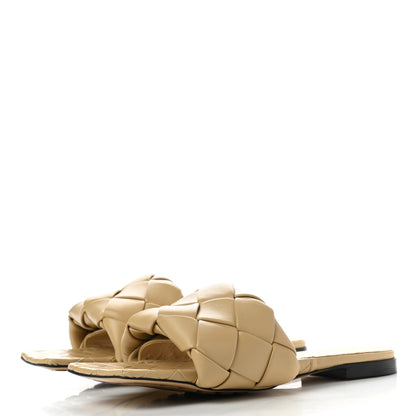 Bottega Veneta Nappa Maxi Intrecciato Lido Flat Sandals 41 Cane Sugar 3 of 7