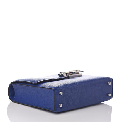 Hermes Chevre Chamkila Mini Verrou Chaine Bag Bleu Encre 4 of 9
