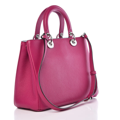 Christian Dior Calfskin Medium Diorissimo Bag Toxic Purple 5 of 12
