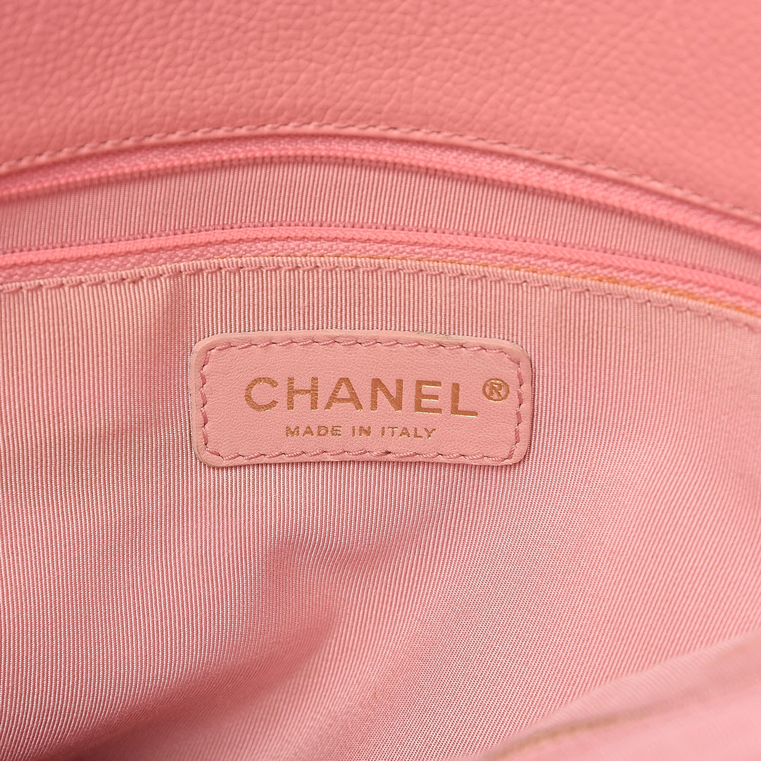 Chanel Calfskin Cerf Shopper Tote Pink 6 of 23