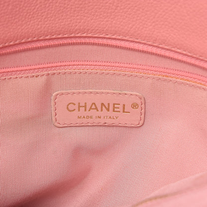 Chanel Calfskin Cerf Shopper Tote Pink 6 of 23