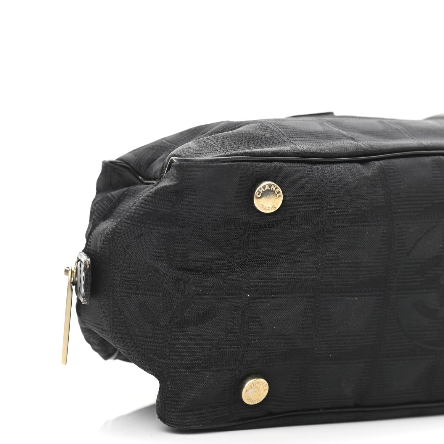 Chanel Nylon Travel Bowler Black 9 of 15