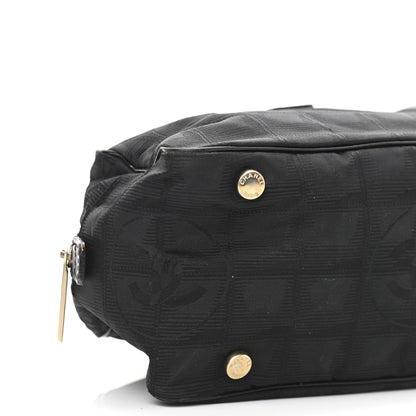 Chanel Nylon Travel Bowler Black 9 of 15