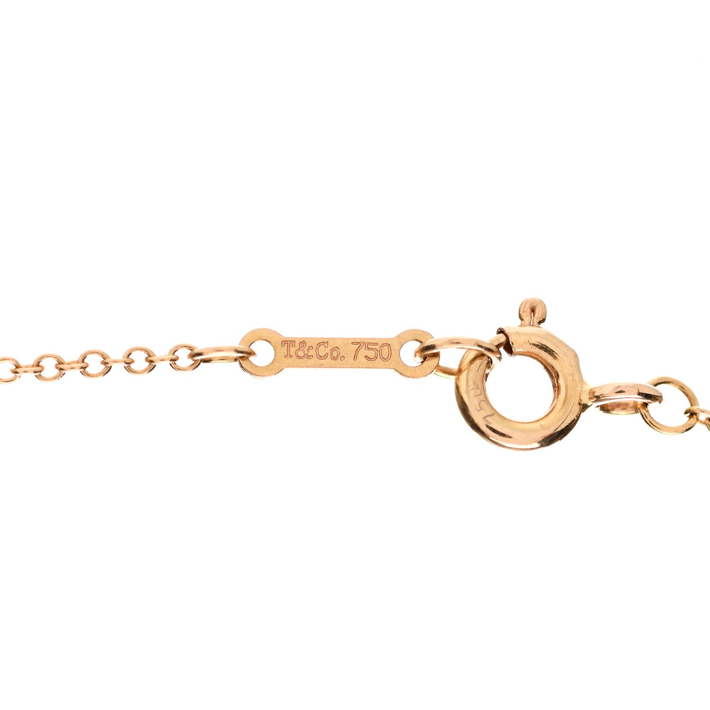 18K Rose Gold Diamond Paloma's Graffiti Kiss Pendant Necklace
