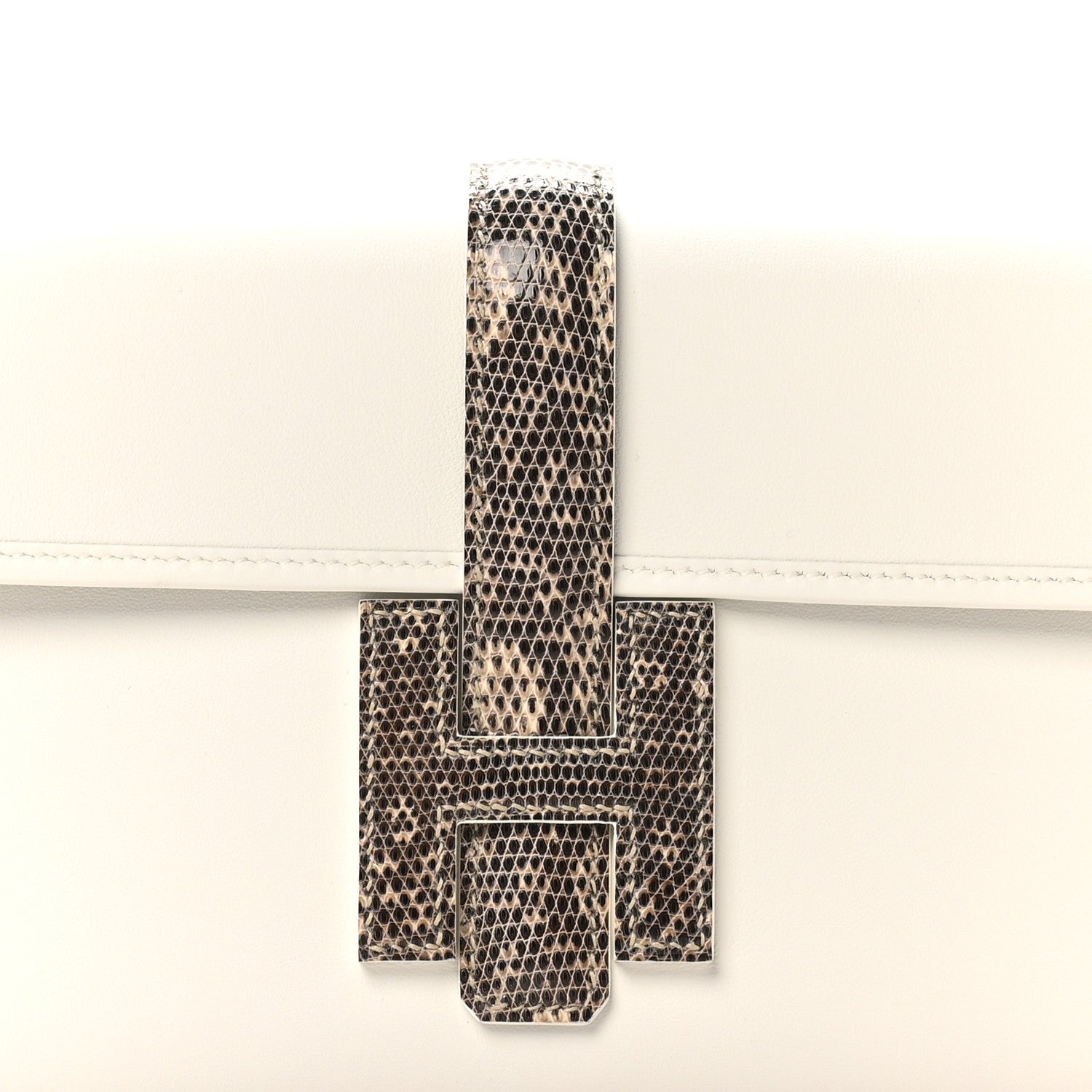 Hermes Swift Lizard Jige Elan Touch 29 Clutch Nata Ombre 1835229