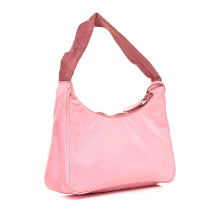 Prada Tessuto Nylon Saffiano Mini Re-Edition 2000 Bag Rosa 3 of 15