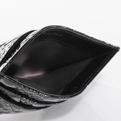 Chanel Patent Calfskin Lucky Symbols Card Holder Case Black 5 of 9