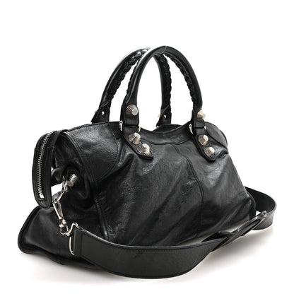 Balenciaga Agneau Giant 21 Silver Hardware Part Time Black 3 of 10