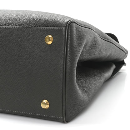 Balenciaga Grained Calfskin Carrie Cary All Bag Khaki 9 of 9