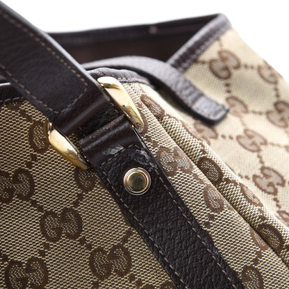 Gucci Monogram Medium Abbey Shoulder Bag Dark Brown 17 of 19