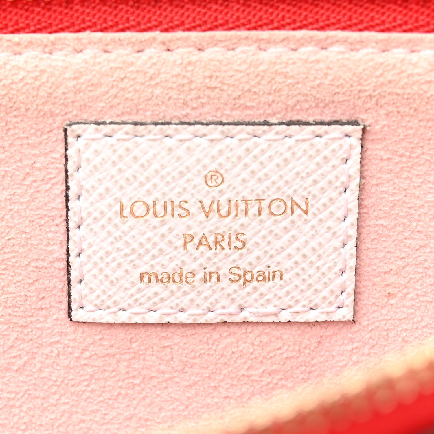 Louis Vuitton Monogram Giant Double Zip Pochette Rouge 6 of 11