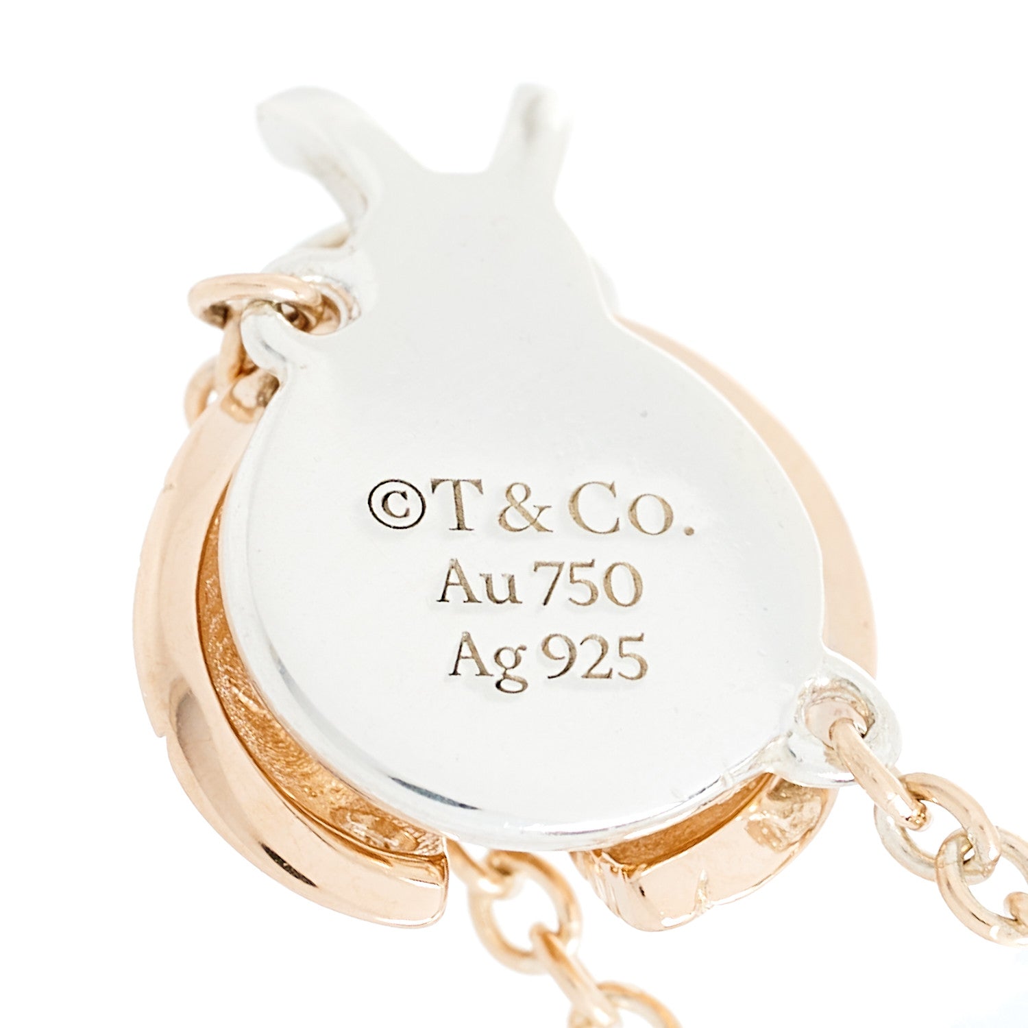 Tiffany 18K Rose Gold Sterling Silver Return to Tiffany Love Bugs Ladybug Bracelet 7 of 7