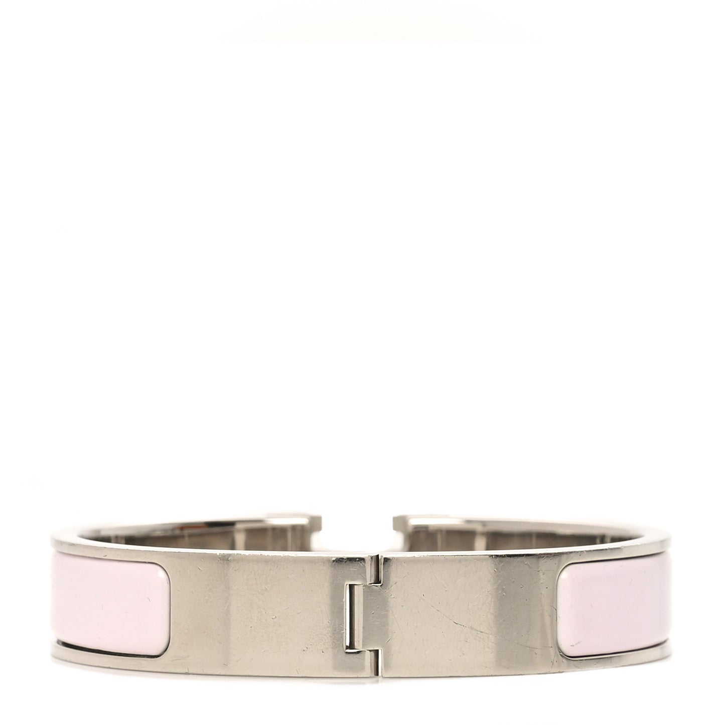 Enamel Narrow Clic Clac H Bracelet PM Rose Nymph