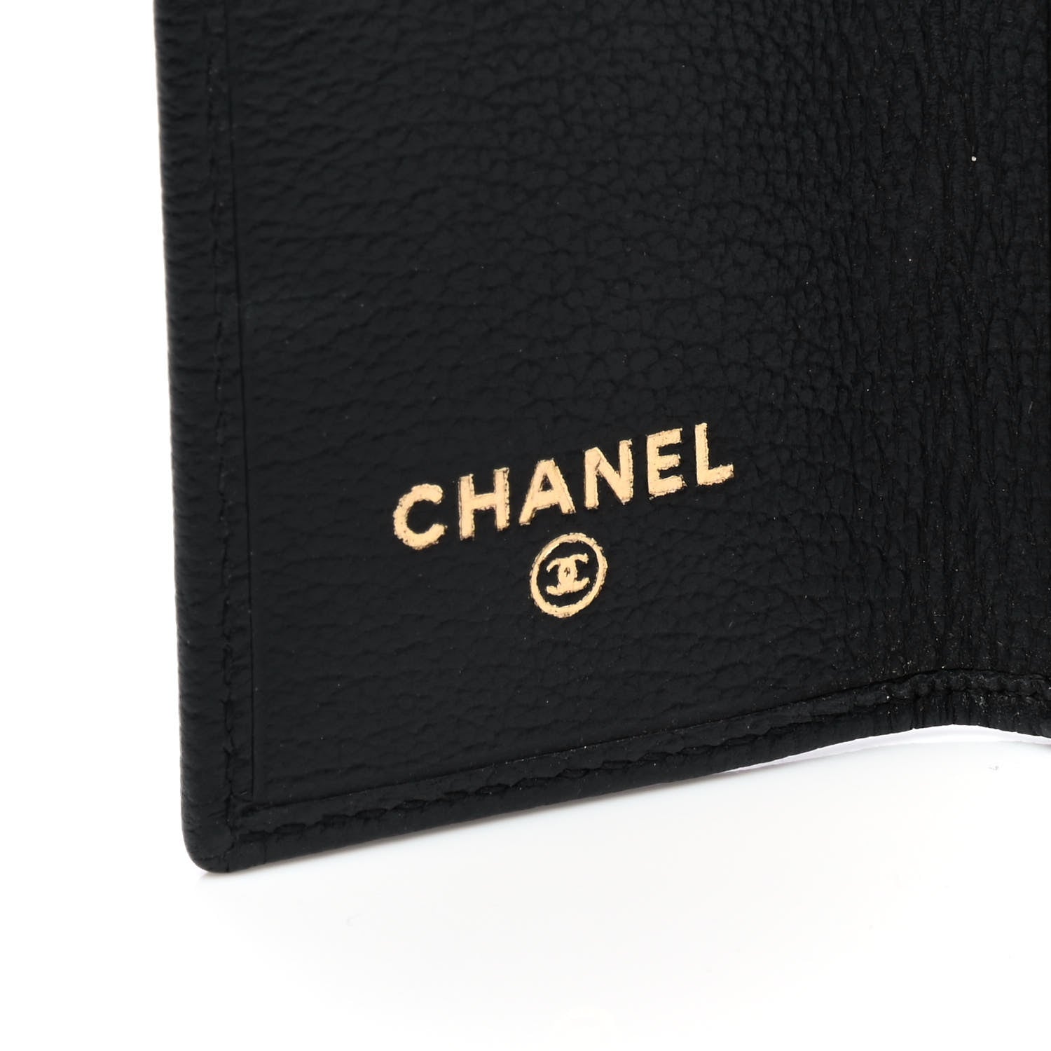 Chanel Goatskin Camellia Embossed 6 Key Holder Black 4 of 5