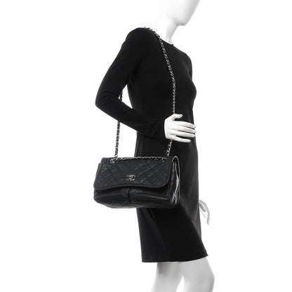 Chanel Calfskin Medium Natural Beauty Flap Black 2 of 8