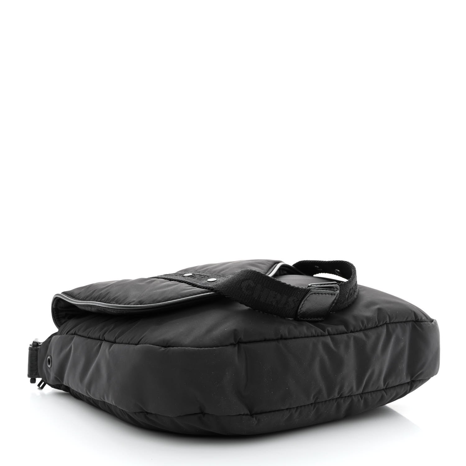Christian Dior HOMME Nylon Saddle Messenger Bag Black 4 of 11