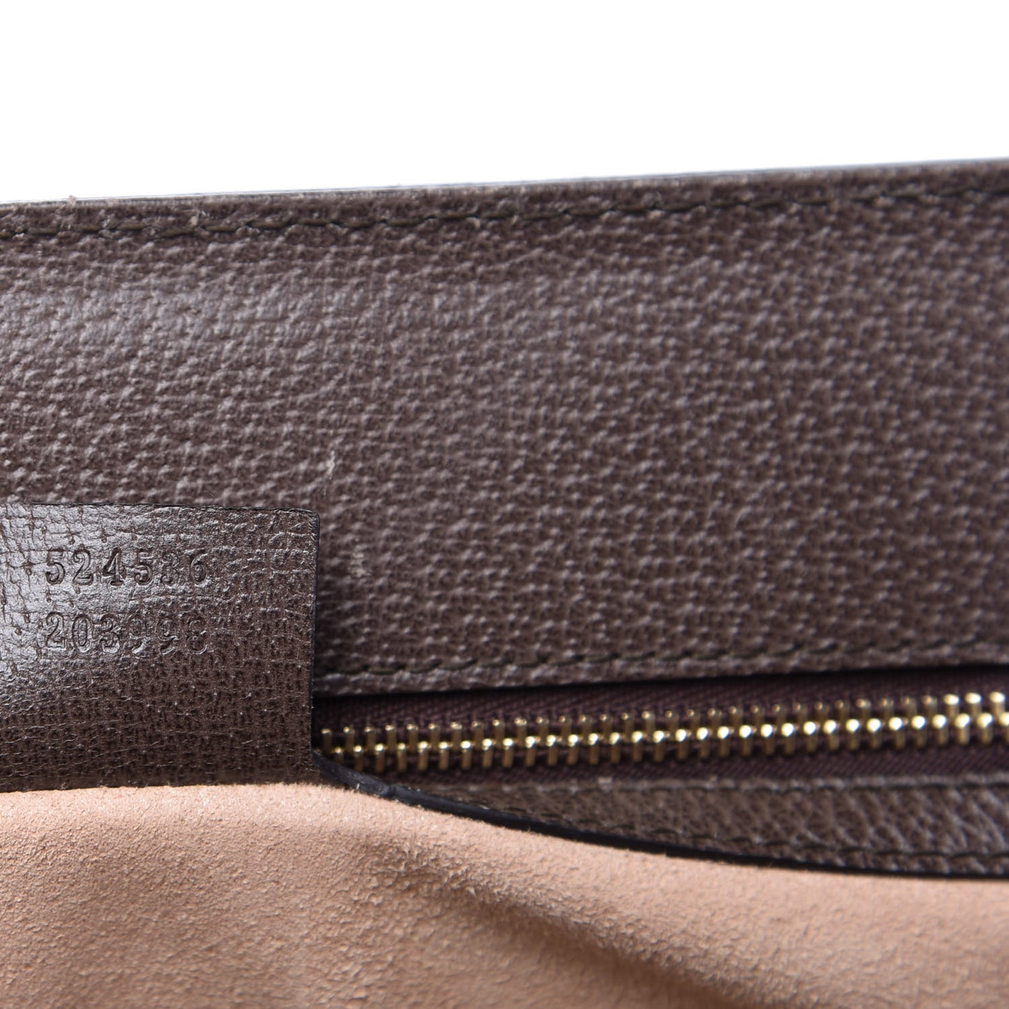 GG Supreme Monogram Web Ophidia Vertical Tote Brown