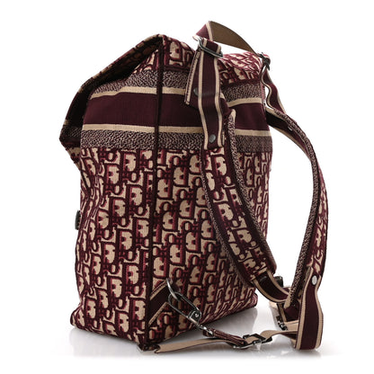 Christian Dior Oblique Backpack Bordeaux 3 of 11