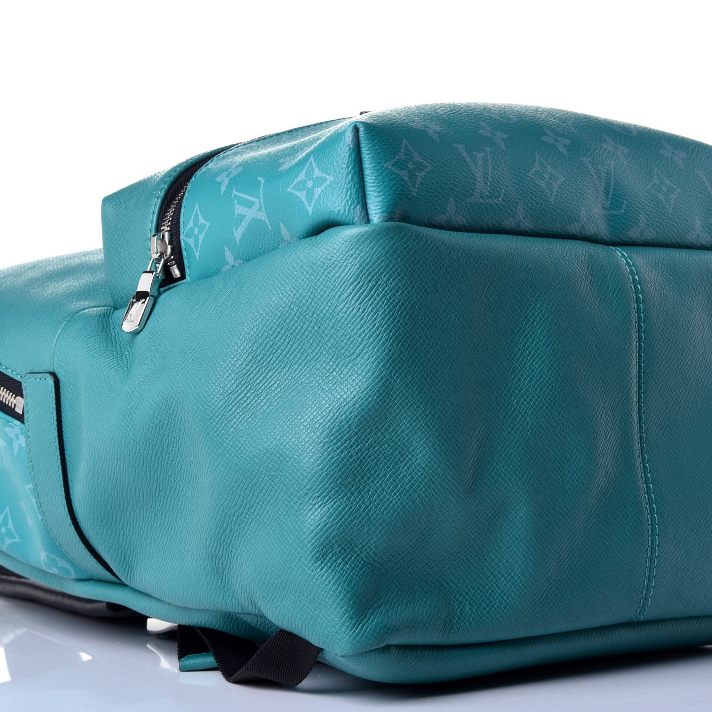 Taiga Monogram Discovery Backpack PM Turquoise
