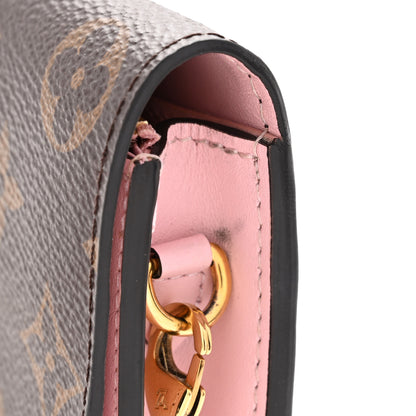 Louis Vuitton Monogram Flore Chain Wallet Rose Ballerine 15 of 15