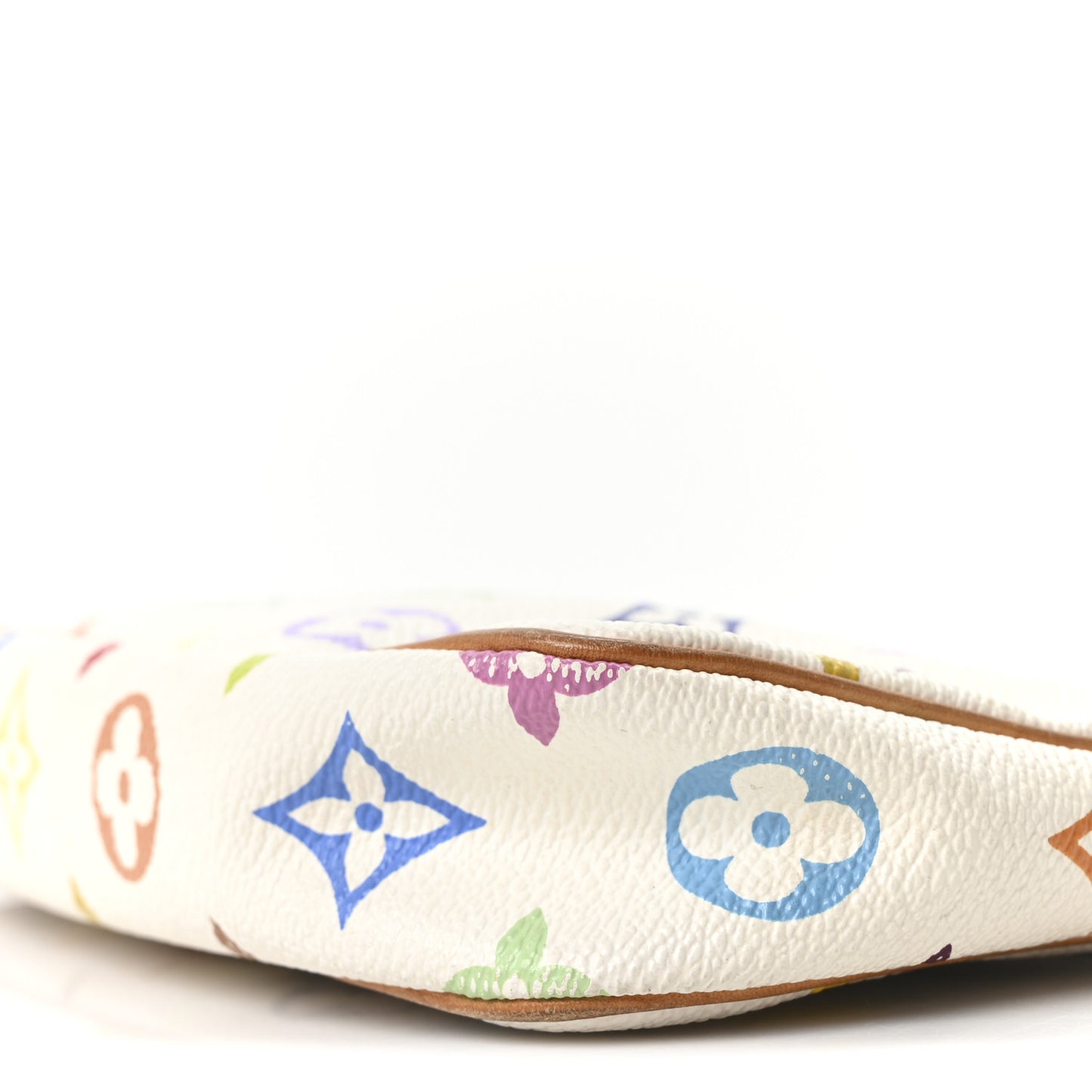 Monogram Multicolor Pochette Accessories White