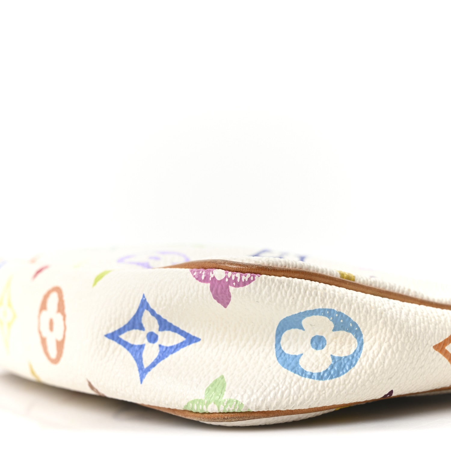 Louis Vuitton Monogram Multicolor Pochette Accessories White 9 of 9