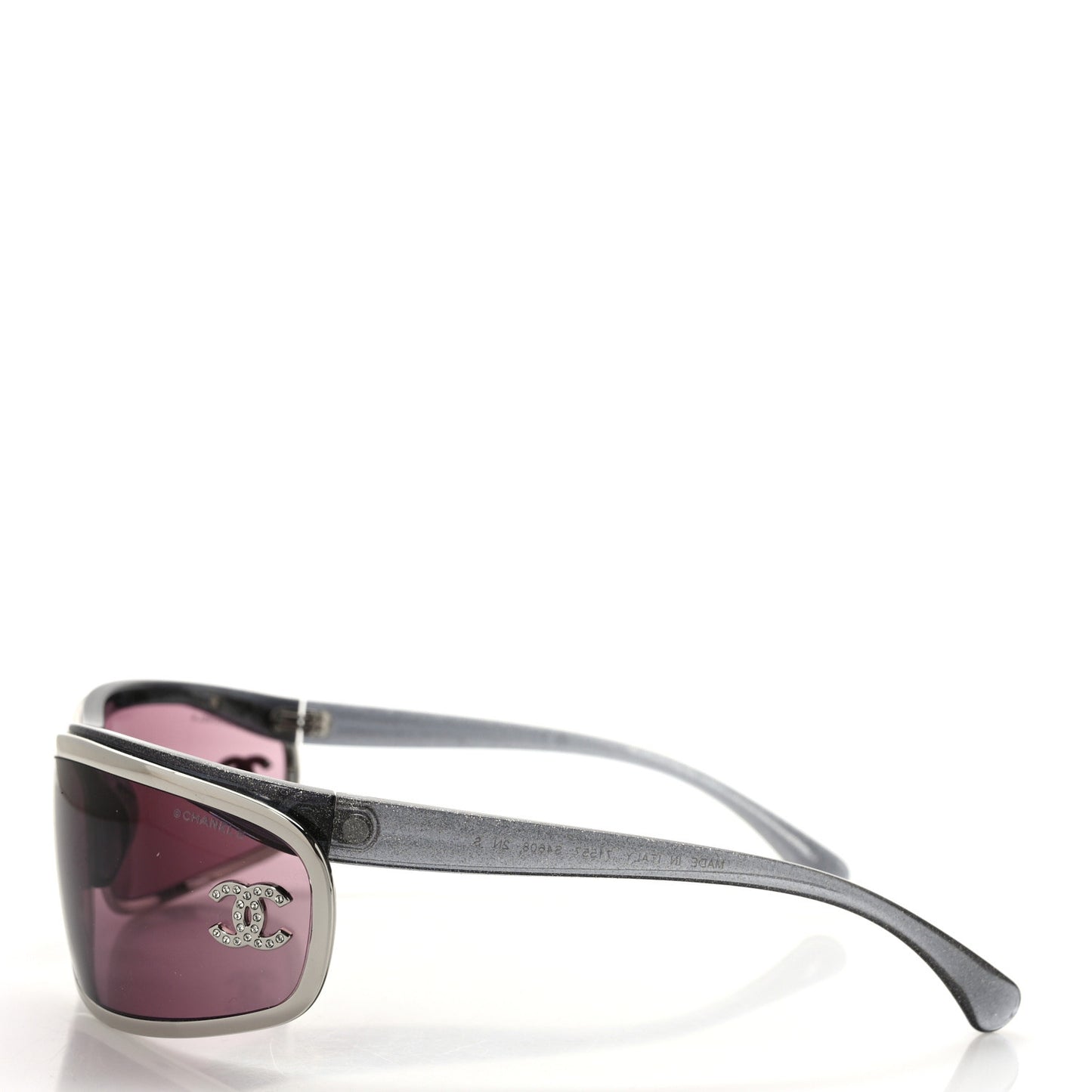 Shield Crystal CC Sunglasses 4608 Burgundy
