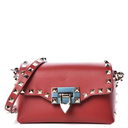 Valentino Garavani Vitello Mini Rockstud Crossbody Bag Rosso Valentino 1 of 9