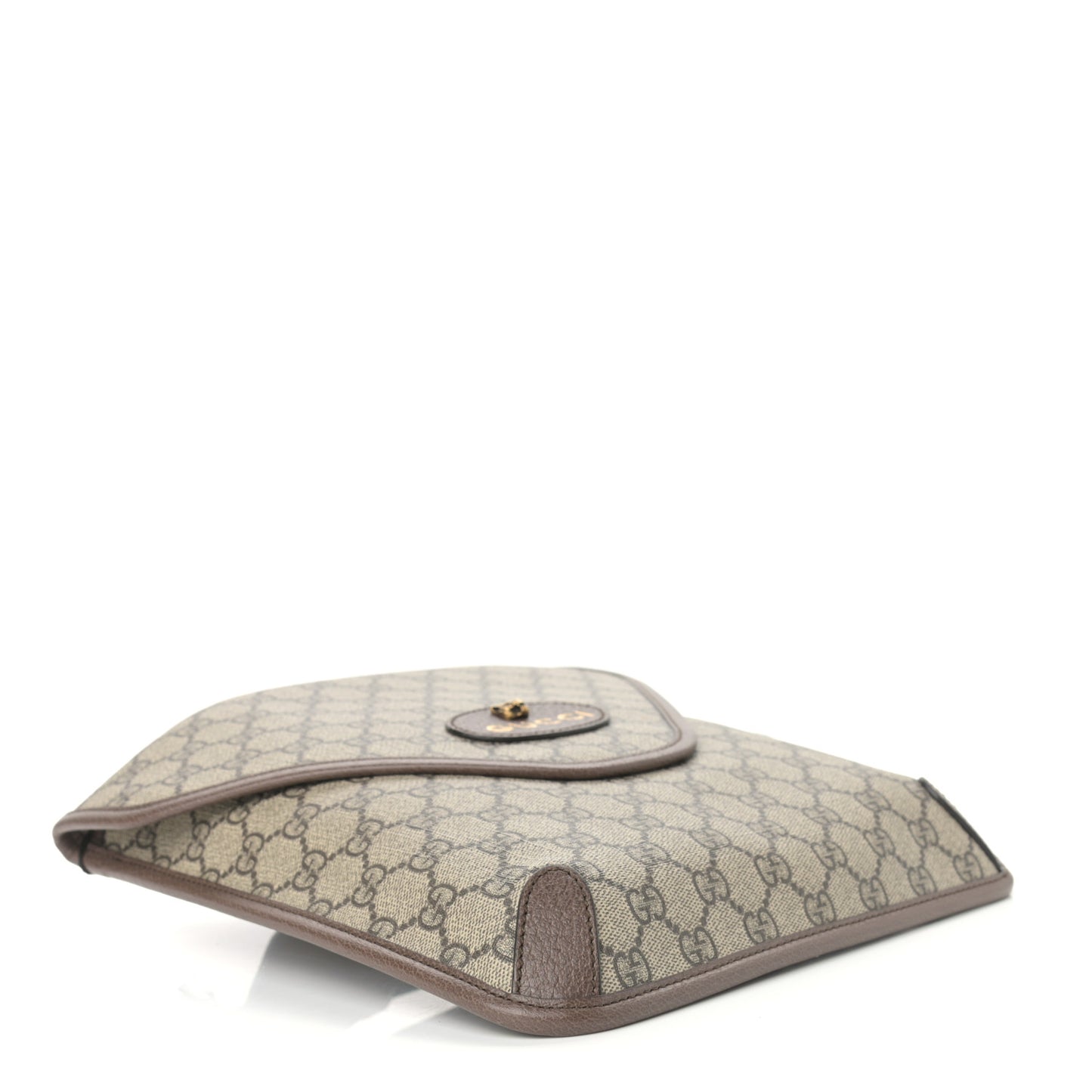 GG Supreme Monogram Web Medium Neo Vintage Flap Messenger Bag Beige New Acero