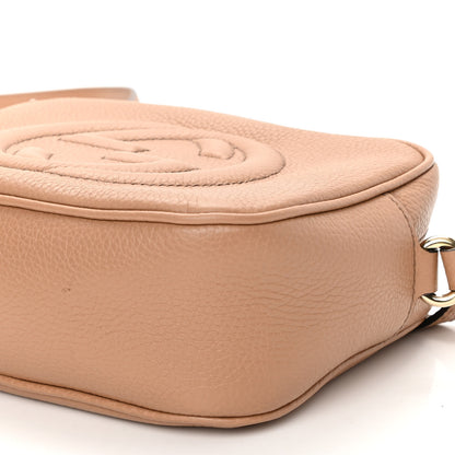 Gucci Pebbled Calfskin Small Soho Disco Bag Camelia 10 of 11