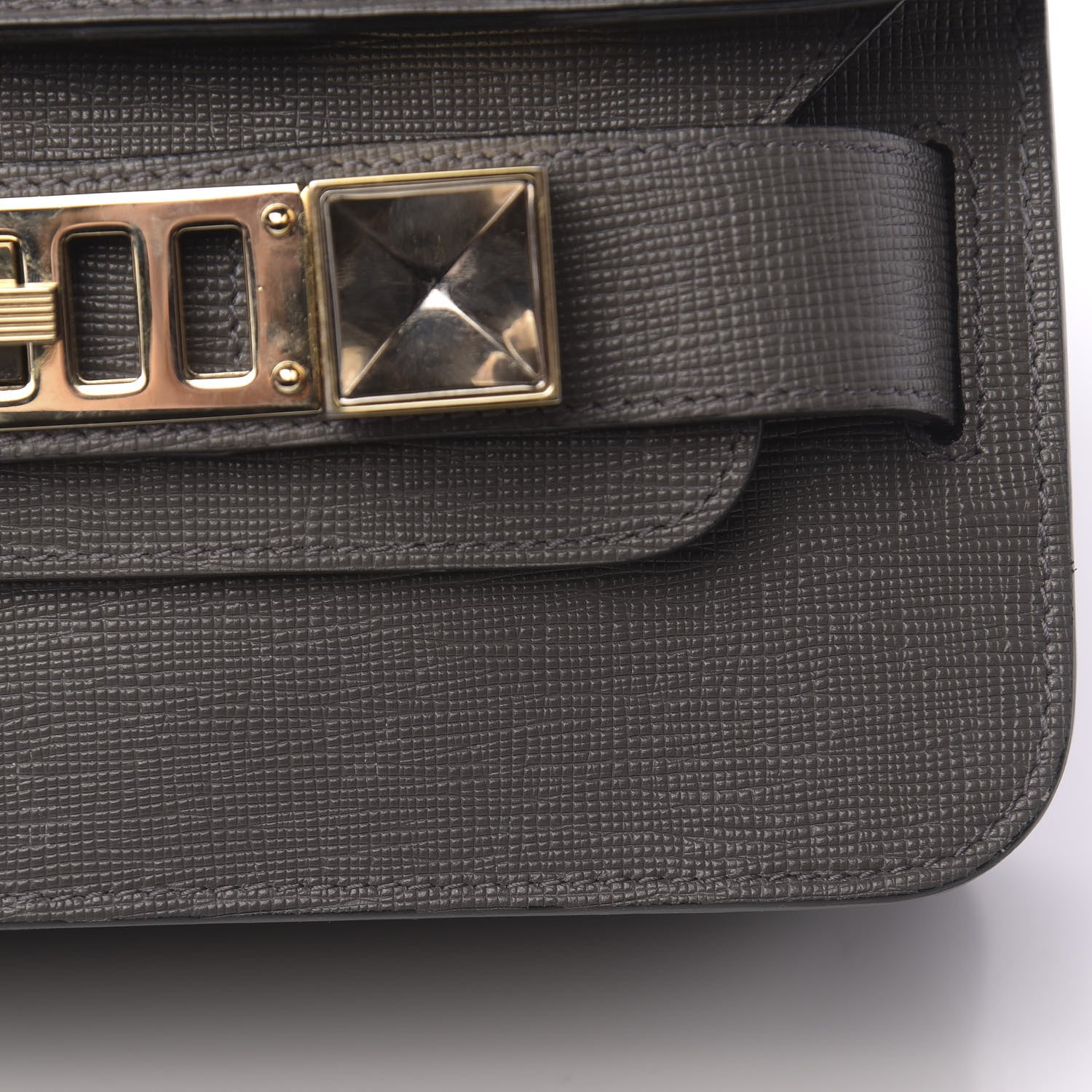 Proenza Schouler New Linosa Mini PS11 Classic Shoulder Bag Heather Grey 13 of 14